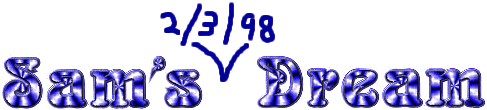 (a Sam's 2/3/98 banner)