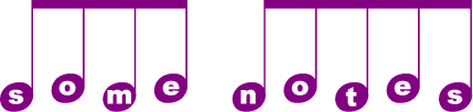 (a 'some notes' graphic)